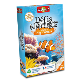 Jeu de cartes Défis Nature – Monde des Coraux – Apprendre en s’amusant dès 7 ans