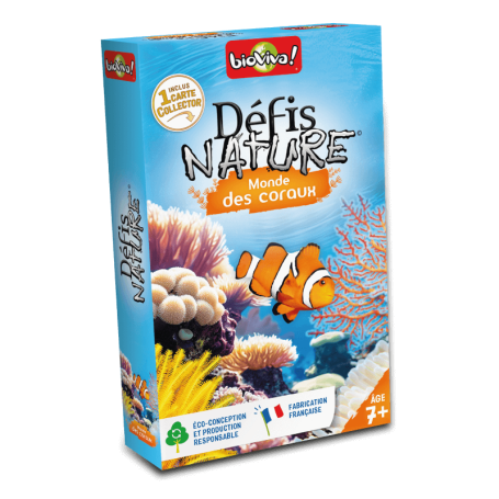 Nature Challenge Card Game – Coral World – Educational and Fun