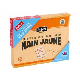 Jeu du Nain Jaune – Coffret en bois avec jetons et cartes