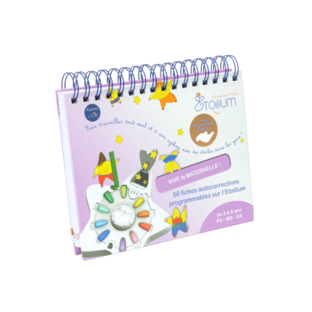 Jeu éducatif "Vive la Maternelle" – 50 fiches d’activités ludiques