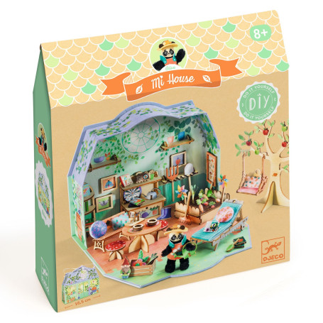 Mi House Olive – Creative Miniature House Kit - Djeco