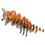 EUGY 3D Red Fox – Eco-Friendly Cardboard Model Kit for Ages 6+