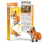 EUGY 3D Red Fox – Eco-Friendly Cardboard Model Kit for Ages 6+