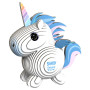 EUGY 3D Sky Unicorn – Eco-Friendly Cardboard Model Kit for Ages 6+