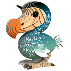 EUGY 3D Dodo – Eco-Friendly Cardboard Model Kit for Ages 6+