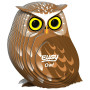 EUGY 3D Owl – Eco-Friendly Cardboard Model Kit for Ages 6+