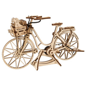 UGEARS Dutch Bicycle – Wooden Mechanical Model Kit – 75 Pieces