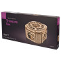 UGEARS Treasure Box – Wooden Mechanical Secret Box – 190 Pieces