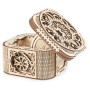 UGEARS Treasure Box – Wooden Mechanical Secret Box – 190 Pieces