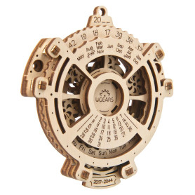 UGEARS Date Navigator – Wooden Mechanical Calendar – 21 Pieces