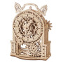 UGEARS Vintage Alarm Clock – Wooden Mechanical Model – 43 Pieces