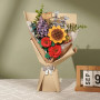 otime Flower Bouquet – Wooden DIY Flower Kit – 581 Pieces