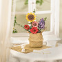 otime Flower Bouquet – Wooden DIY Flower Kit – 581 Pieces