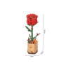 Robotime Red Rose – Wooden DIY Flower with Pot – 106 Pieces