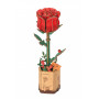 Robotime Red Rose – Wooden DIY Flower with Pot – 106 Pieces