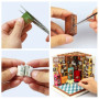 Robotime Sam’s Study Room – 1:24 Miniature DIY Kit with LED