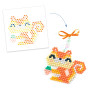 Djeco Aqua Beads Workshop – Furry Animals – 2300 Beads Creative Set