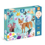 Djeco Fluffy Box – 6-in-1 Creative Activities Set – Soft Animals Theme