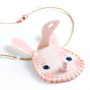 Djeco 3 Secret Animal Necklaces – Creative Sewing Kit for Ages 6+