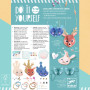 Djeco 3 Secret Animal Necklaces – Creative Sewing Kit for Ages 6+