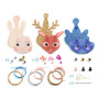 Djeco 3 Secret Animal Necklaces – Creative Sewing Kit for Ages 6+