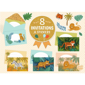 Djeco Jungle Animals Correspondence Box