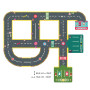 Djeco Puzzle Circuit Crazy Motors – 26 pièces modulables en carton