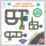 Djeco Crazy Motors Circuit Puzzle – 26 Modular FSC® Cardboard Pieces