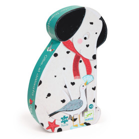 Djeco Ollie the Dalmatian Silhouette Puzzle – 24 FSC® Pieces