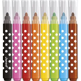 Feutres Jumbo Janod – 8 couleurs lavables dès 12 mois