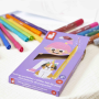 Feutres Pailletés Janod – Set de 8 couleurs brillantes dès 3 ans