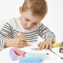 Janod Sidewalk Chalk Set x6 – Big Washable Chalks for Kids