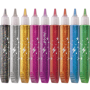 Colle à Paillettes Janod – Lot de 9 tubes scintillants pour créations enfants dès 3 ans