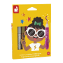 Colle à Paillettes Janod – Lot de 9 tubes scintillants pour créations enfants dès 3 ans