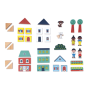 Set of 36 Wooden Blocks City – Cross Roads Janod