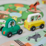 Small Green Wooden Car – Cross Roads Countryside Janod