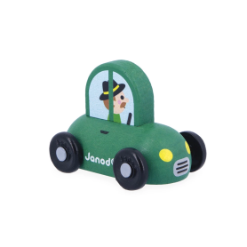 Small Green Wooden Car – Cross Roads Countryside Janod