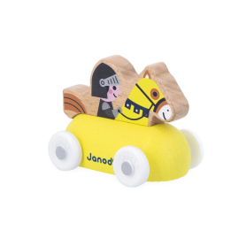 Wooden Knight Car - Cross Roads Enchanted Kingdom | Janod
