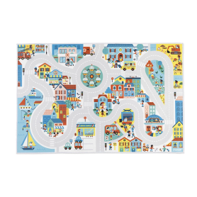 City Playmat for Kids - Cross Roads Circuit | Janod