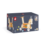 Wooden Donkey Ride-On Janod – Baby Balance & Shape Sorter