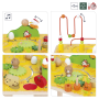 Table d’activités ferme en bois – Jouet d’éveil multi-activités Janod