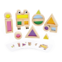Janod Sensorial Translucent Blocks - Wooden Construction Toy
