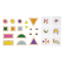Janod Sensorial Translucent Blocks - Wooden Construction Toy