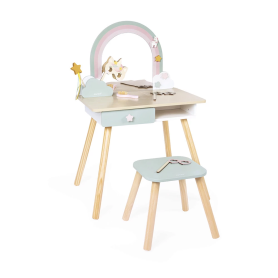 Coiffeuse Licorne en bois avec accessoires – Janod