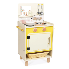 Mamie Soleil Wooden Kitchen - Pretend Play Toy with Accessories