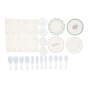 Mamie Soleil Wooden Tea Set in Suitcase - Complete Playset | Janod