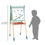 Tableau magnétique réglable en bois Janod - Double face