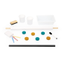 Janod Adjustable Magnetic Wooden Board - Double-Sided with Accessories