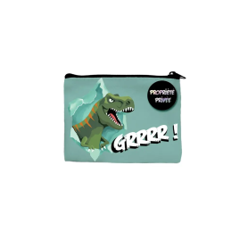 T-Rex Private Property Coin Purse| Cartes d’Art