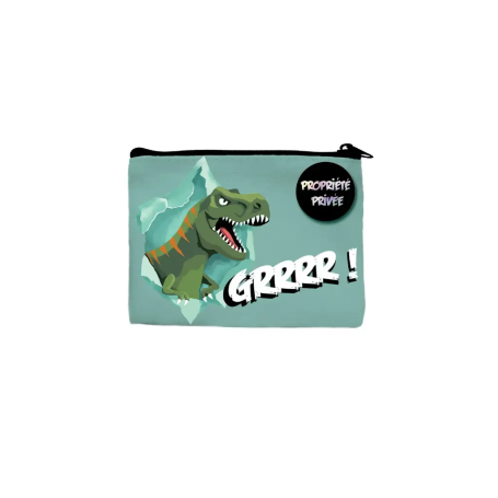 T-Rex Private Property Coin Purse| Cartes d’Art